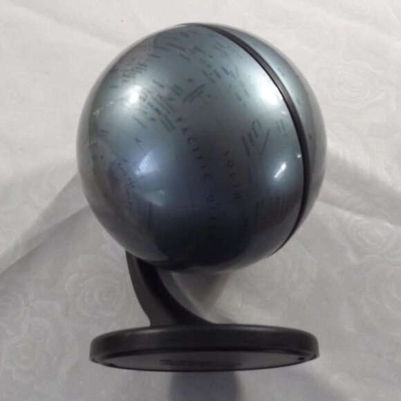 Vintage 2001's Replogle Globe 4.5" Diameter with Plastic Base - Picture 3 of 10